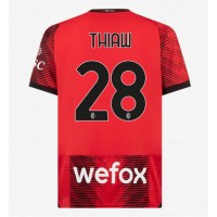 Pánský Fotbalový dres AC Milan Malick Thiaw #28 2023-24 Domácí Krátký Rukáv